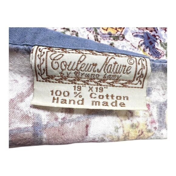 Couleur Nature Handmade 100% Cotton Napkins Set Of 6 19" Christmas Snow Sleigh - Picture 3 of 4